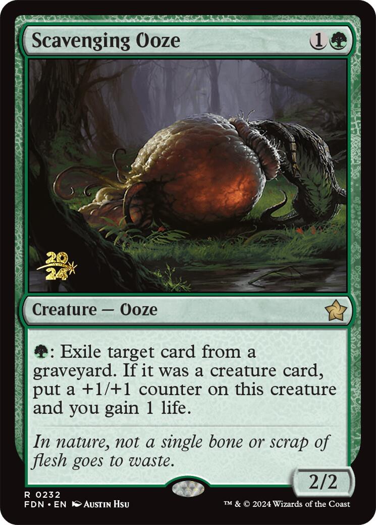 Scavenging Ooze [Foundations Prerelease Promos] | Good Games Cannington
