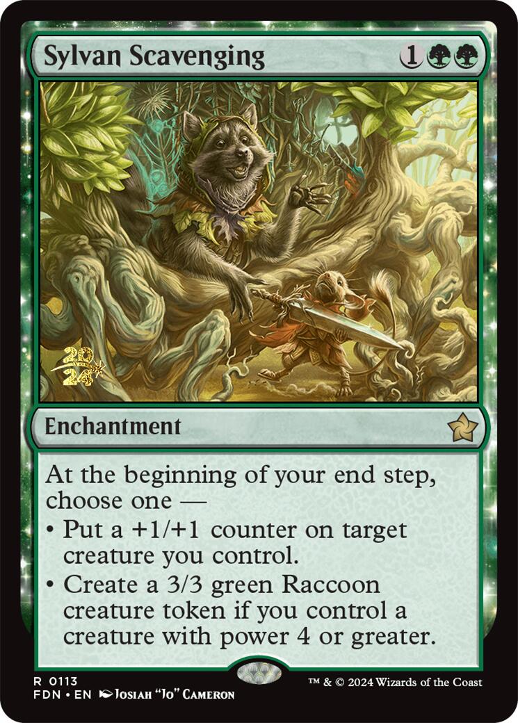 Sylvan Scavenging [Foundations Prerelease Promos] | Good Games Cannington