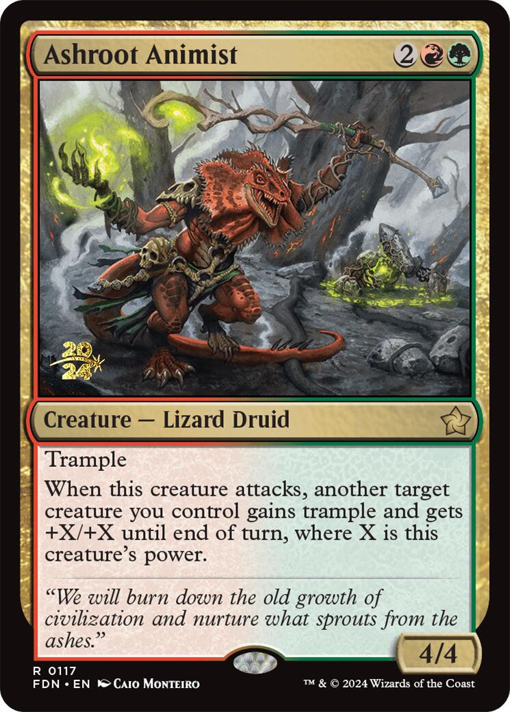 Ashroot Animist [Foundations Prerelease Promos] | Good Games Cannington