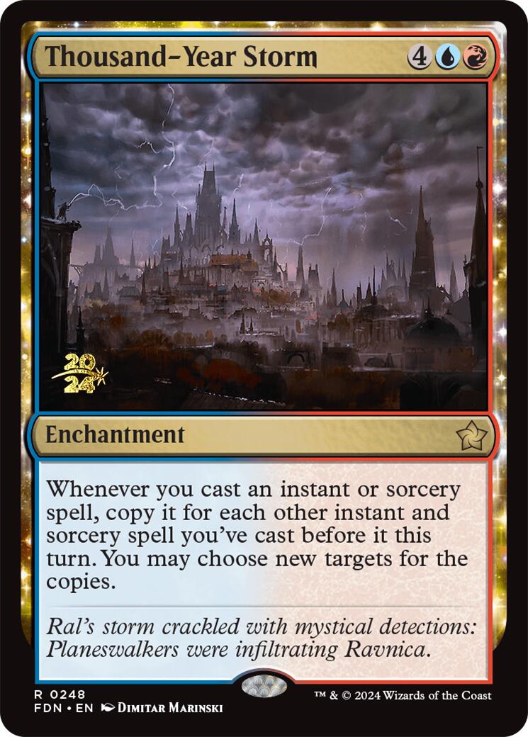 Thousand-Year Storm [Foundations Prerelease Promos] | Good Games Cannington