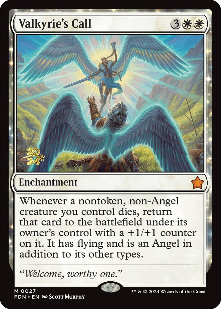 Valkyrie's Call [Foundations Prerelease Promos] | Good Games Cannington