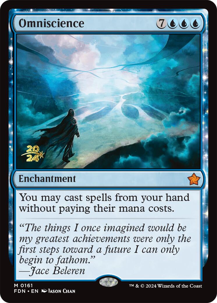 Omniscience [Foundations Prerelease Promos] | Good Games Cannington