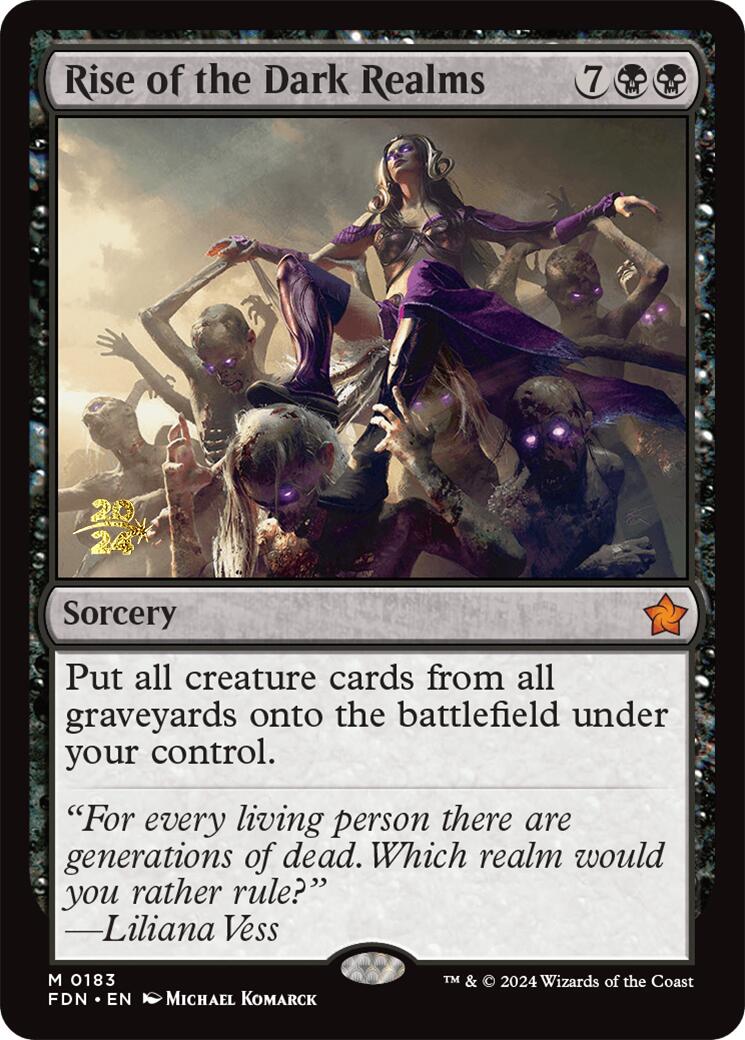 Rise of the Dark Realms [Foundations Prerelease Promos] | Good Games Cannington