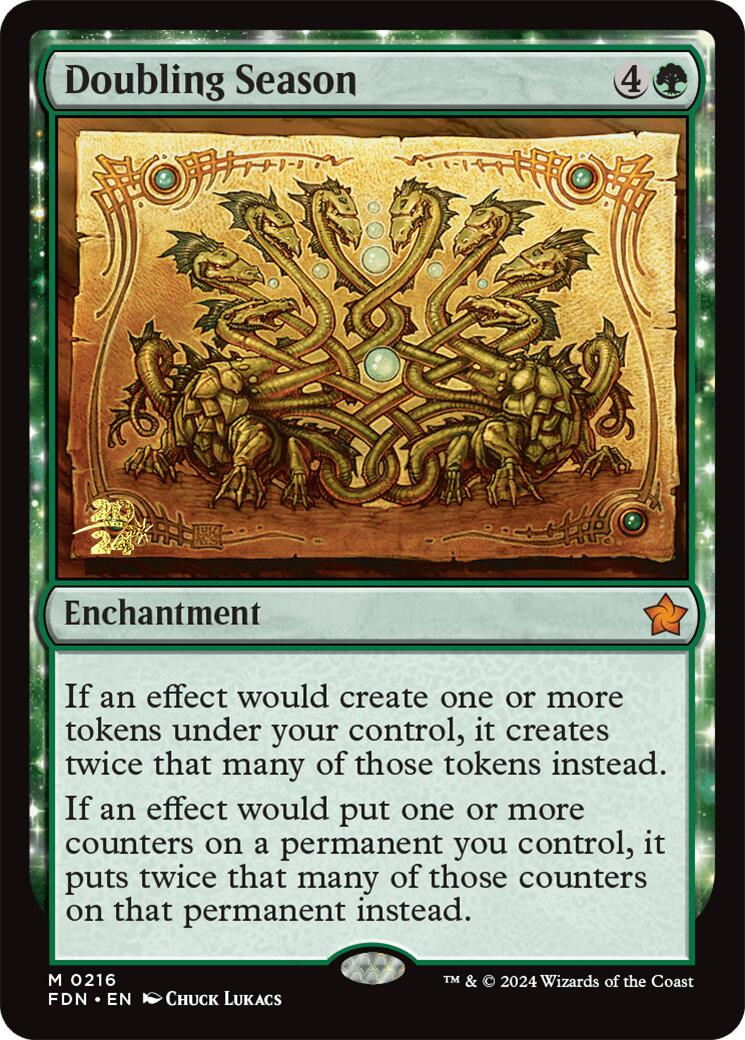 Doubling Season [Foundations Prerelease Promos] | Good Games Cannington