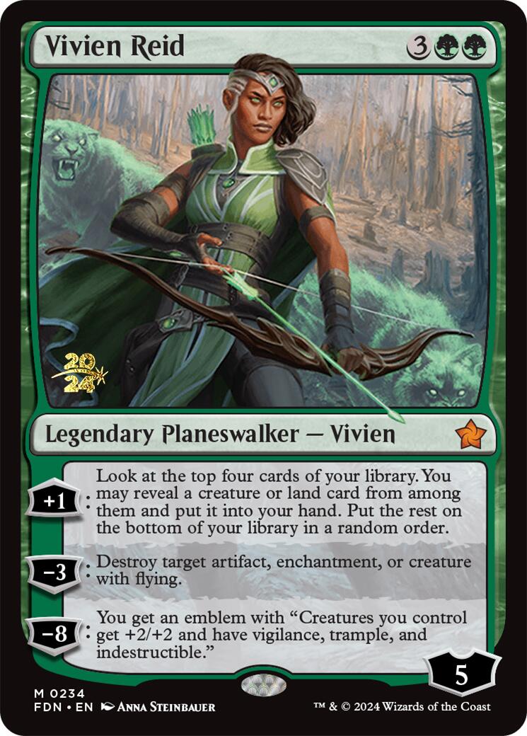 Vivien Reid [Foundations Prerelease Promos] | Good Games Cannington
