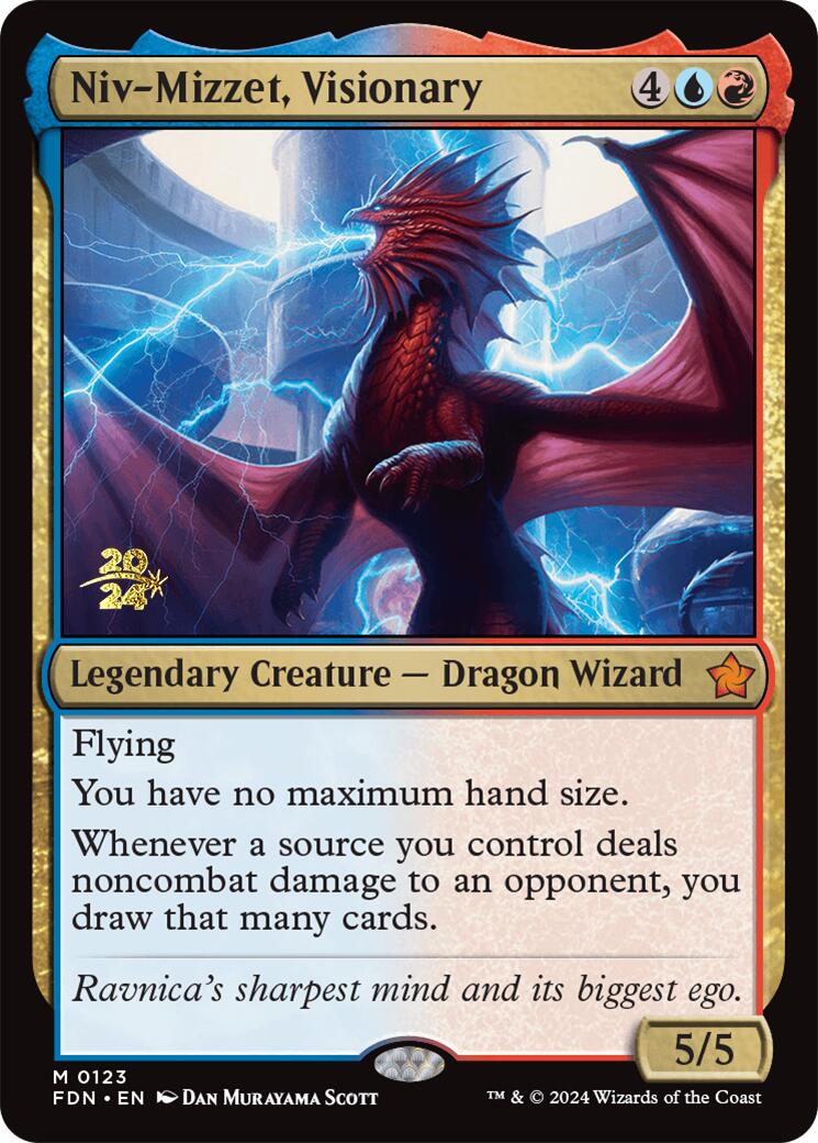 Niv-Mizzet, Visionary [Foundations Prerelease Promos] | Good Games Cannington