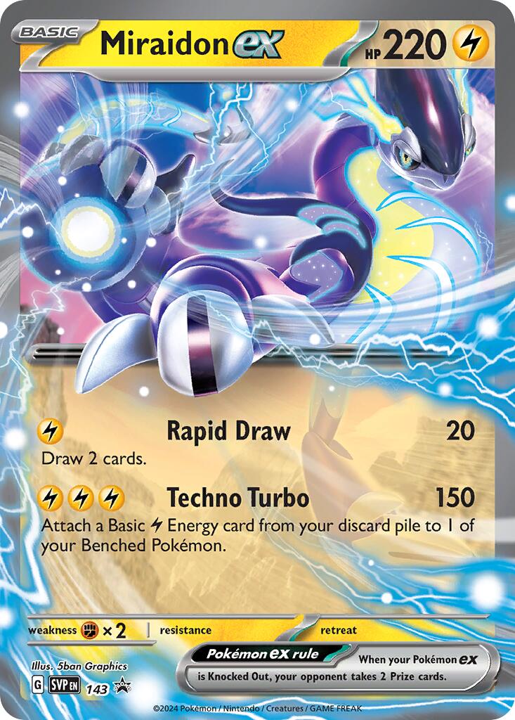 Miraidon ex (143) [Scarlet & Violet: Black Star Promos] | Good Games Cannington