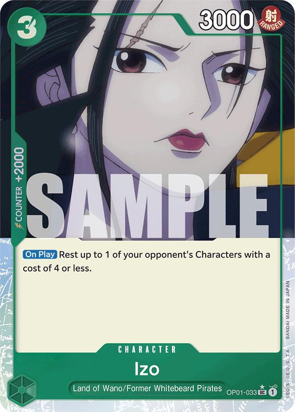 Izo (OP01-033) (Extended Art) [Premium Booster -The Best-] | Good Games Cannington