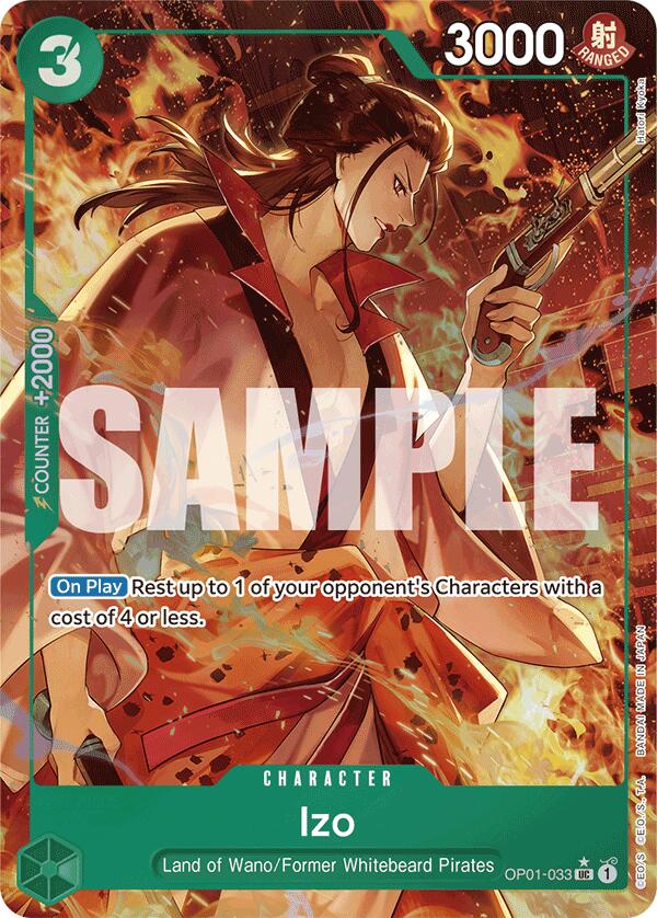 Izo (OP01-033) (Alternate Art) [Premium Booster -The Best-] | Good Games Cannington