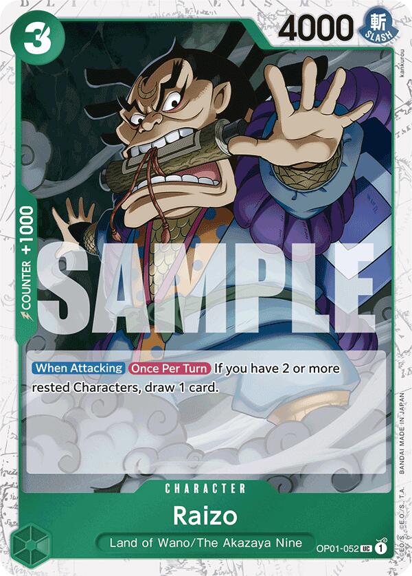 Raizo (Jolly Roger Foil) [Premium Booster -The Best-] | Good Games Cannington