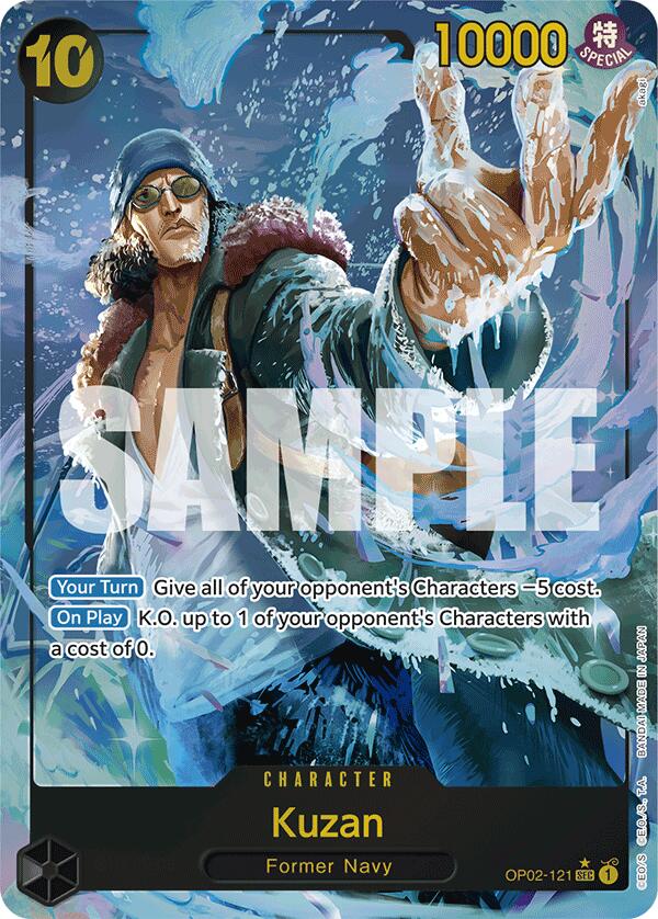 Kuzan (OP02-121) (Alternate Art) [Premium Booster -The Best-] | Good Games Cannington