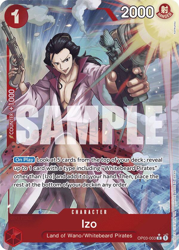 Izo (OP03-003) (Full Art) [Premium Booster -The Best-] | Good Games Cannington