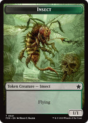 Goblin // Insect Doubled-Sided Token [Foundations Tokens] | Good Games Cannington