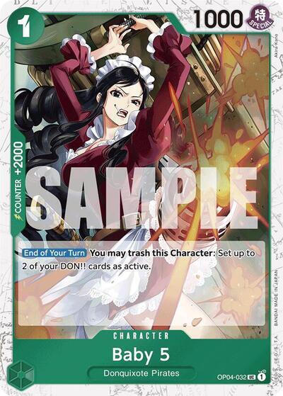 Baby 5 (OP04-032) (Jolly Roger Foil) [Premium Booster -The Best-] | Good Games Cannington