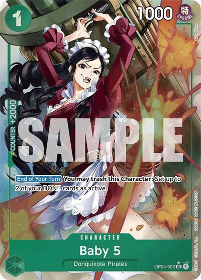 Baby 5 (OP04-032) (Full Art) [Premium Booster -The Best-] | Good Games Cannington