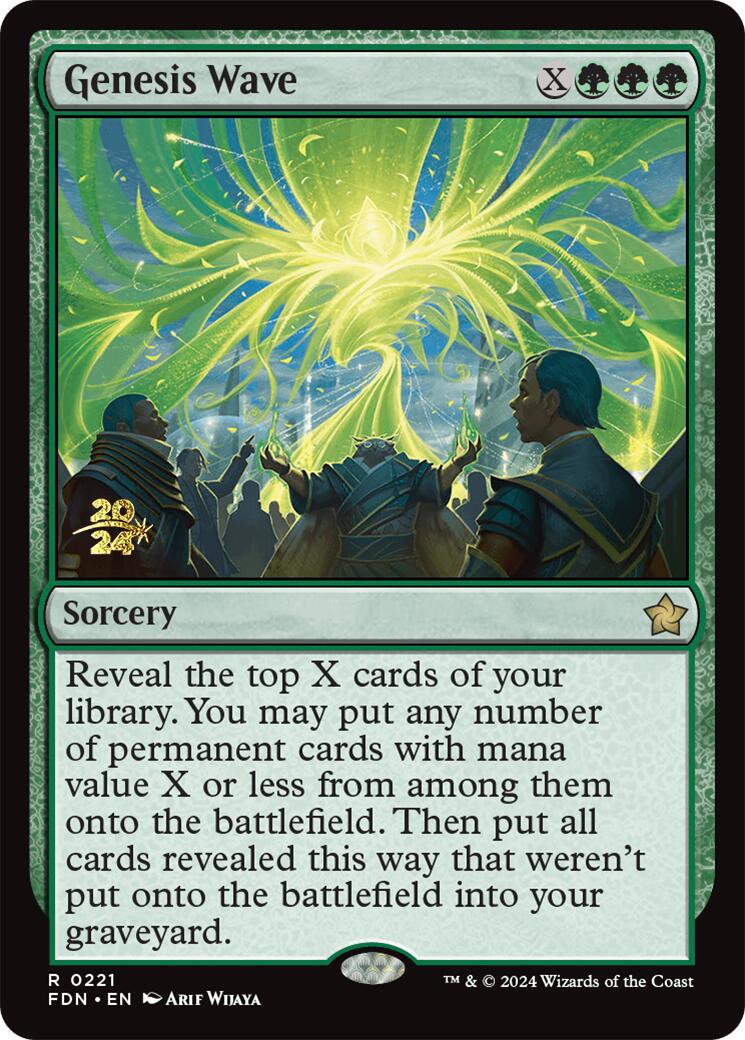 Genesis Wave [Foundations Prerelease Promos] | Good Games Cannington
