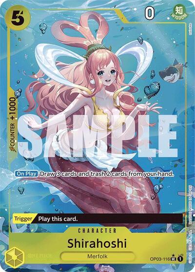 Shirahoshi (OP03-116) (Full Art) [Premium Booster -The Best-] | Good Games Cannington