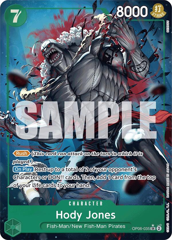 Hody Jones (Alternate Art) [Premium Booster -The Best-] | Good Games Cannington
