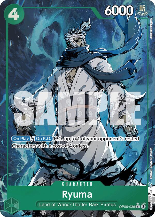 Ryuma (Alternate Art) [Premium Booster -The Best-] | Good Games Cannington