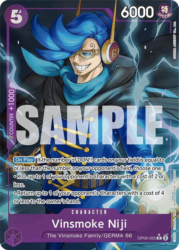 Vinsmoke Niji (OP06-065) (Alternate Art) [Premium Booster -The Best-] | Good Games Cannington