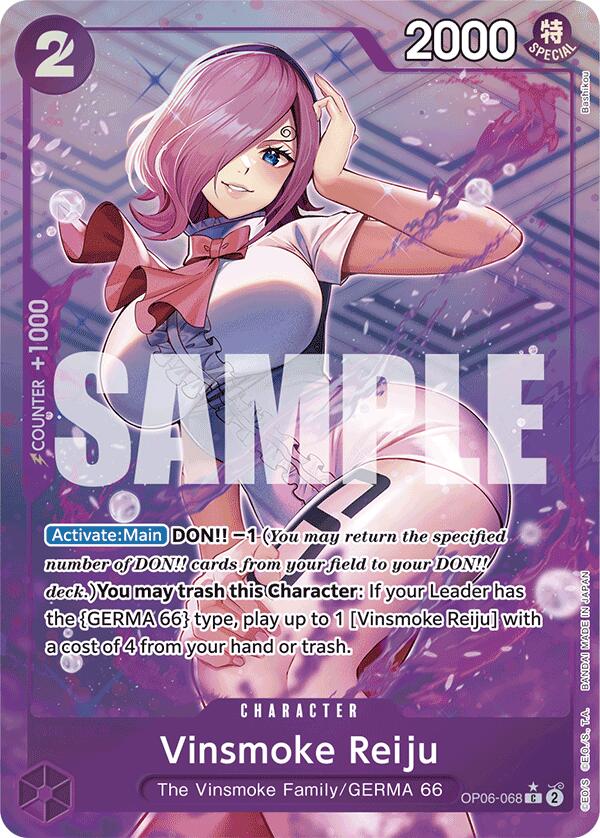 Vinsmoke Reiju (OP06-068) (Full Art) [Premium Booster -The Best-] | Good Games Cannington