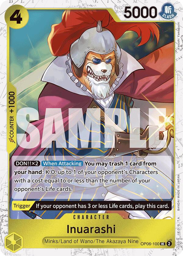 Inuarashi (Jolly Roger Foil) [Premium Booster -The Best-] | Good Games Cannington