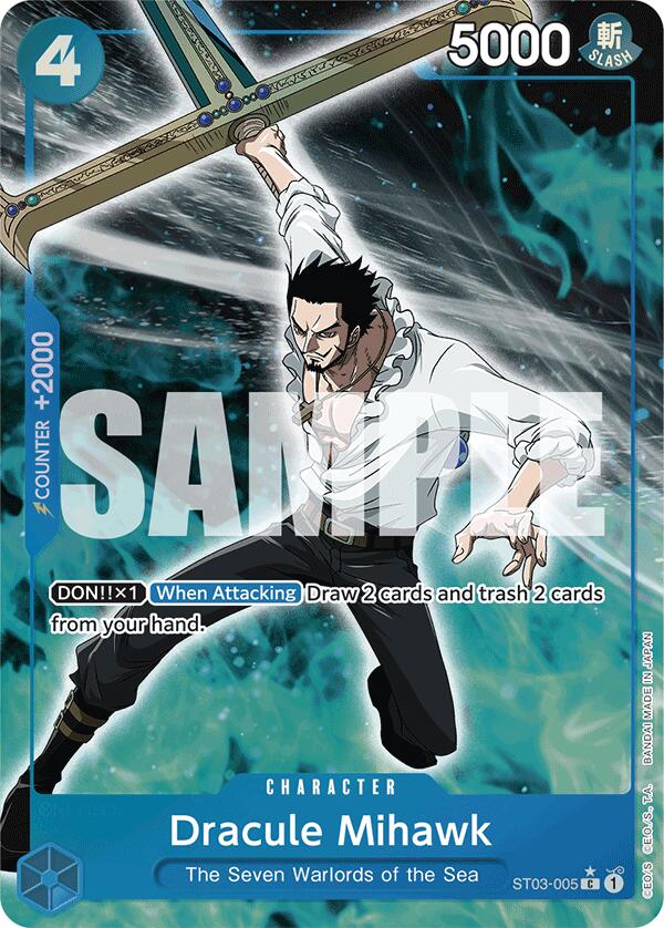 Dracule Mihawk (ST03-005) (Full Art) [Premium Booster -The Best-] | Good Games Cannington