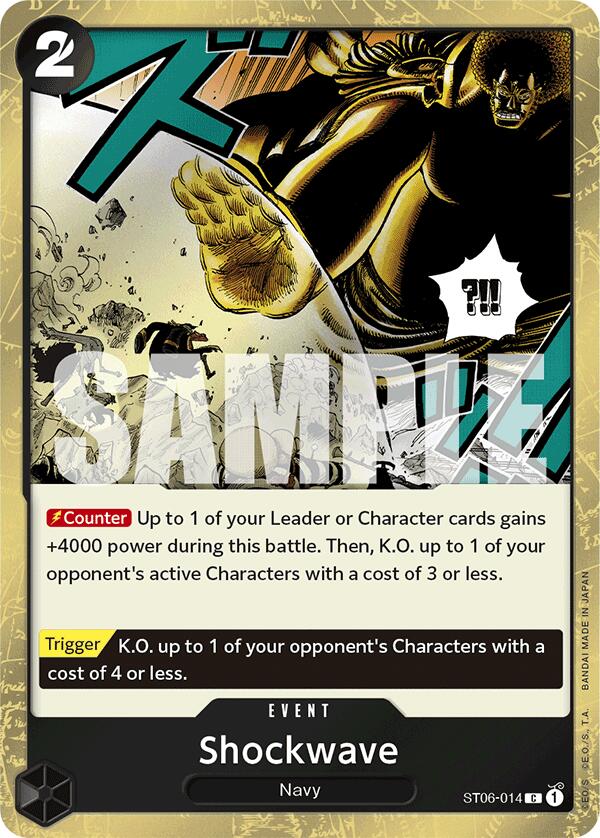 Shockwave (Jolly Roger Foil) [Premium Booster -The Best-] | Good Games Cannington