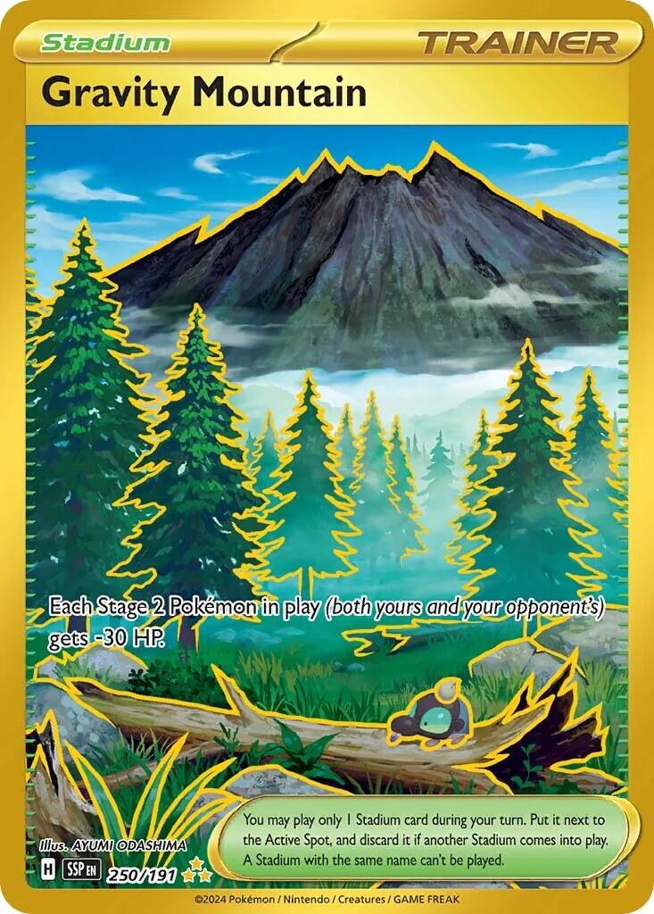 Gravity Mountain (250/191) [Scarlet & Violet: Surging Sparks] | Good Games Cannington