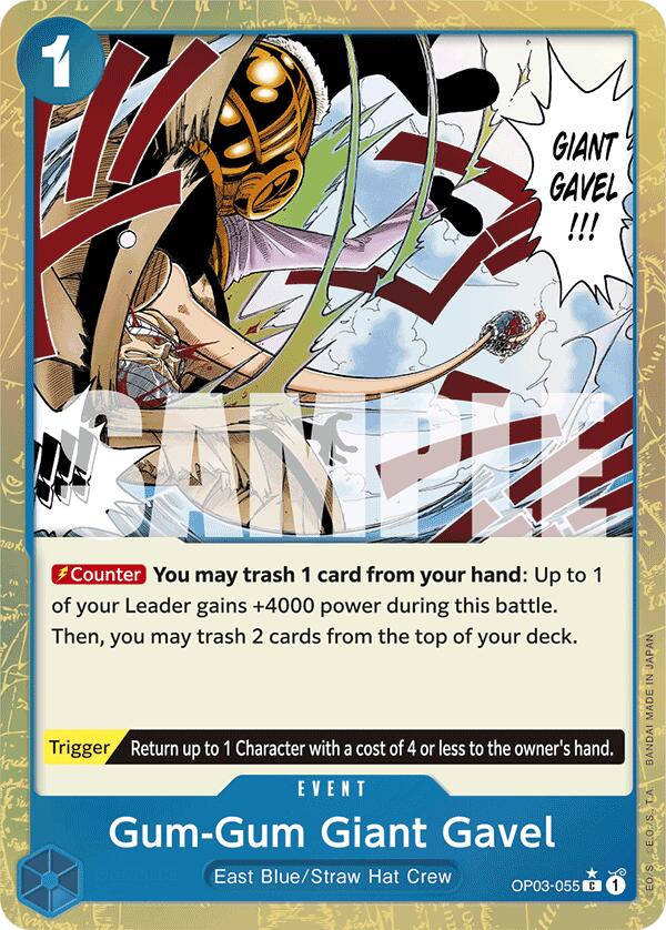 Gum-Gum Giant Gavel (Textured Foil) [Premium Booster -The Best-] | Good Games Cannington