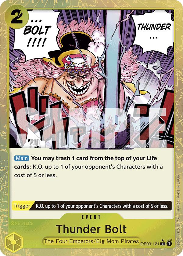 Thunder Bolt (Textured Foil) [Premium Booster -The Best-] | Good Games Cannington