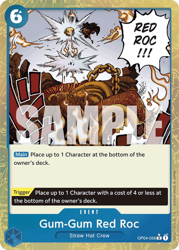 Gum-Gum Red Roc (Textured Foil) [Premium Booster -The Best-] | Good Games Cannington