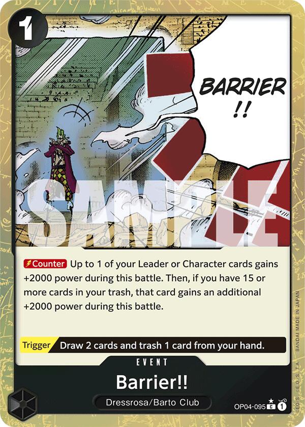 Barrier!! (Textured Foil) [Premium Booster -The Best-] | Good Games Cannington