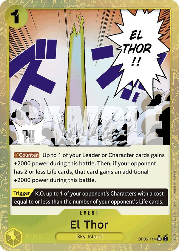 El Thor (Textured Foil) [Premium Booster -The Best-] | Good Games Cannington