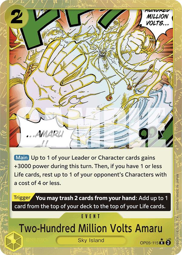 Two-Hundred Million Volts Amaru (Textured Foil) [Premium Booster -The Best-] | Good Games Cannington