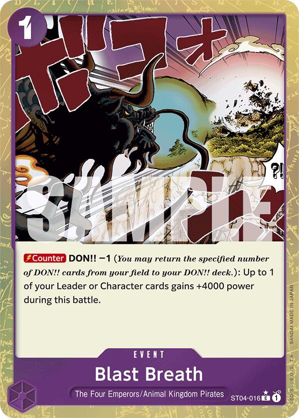 Blast Breath (Textured Foil) [Premium Booster -The Best-] | Good Games Cannington