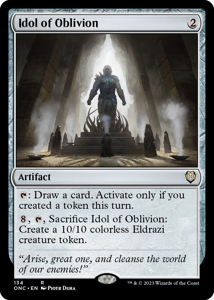 Idol of Oblivion [Phyrexia: All Will Be One Commander] | Good Games Cannington