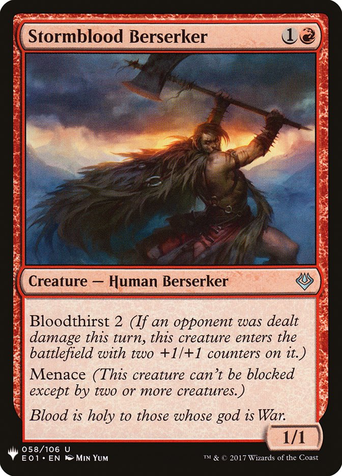 Stormblood Berserker [Mystery Booster] | Good Games Cannington