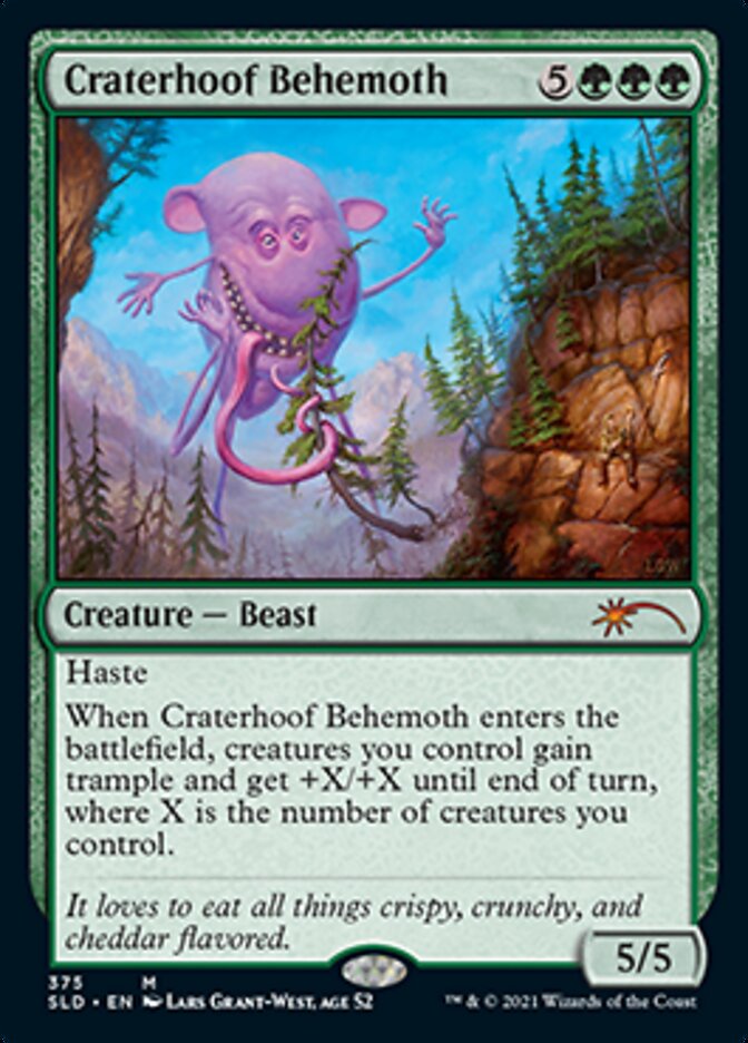 Craterhoof Behemoth (375) [Secret Lair Drop Series] | Good Games Cannington