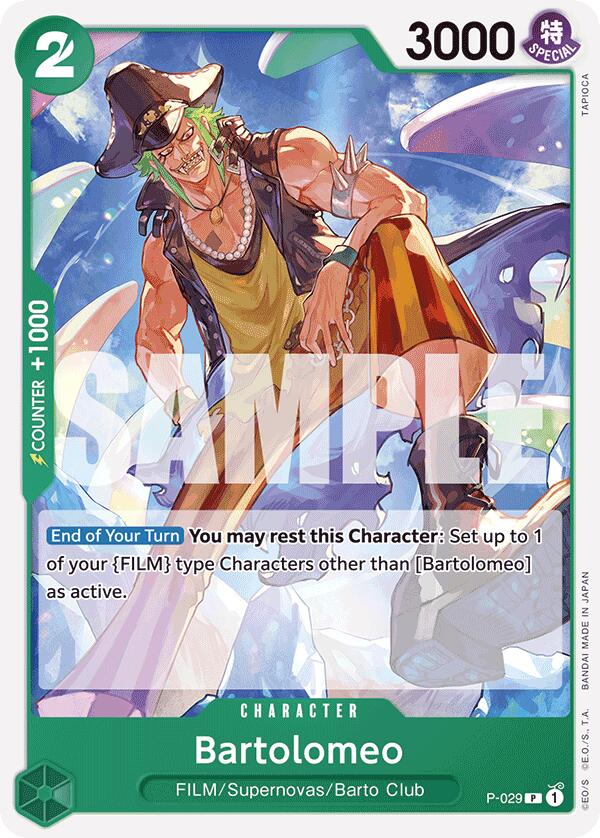 Bartolomeo (P-029) (Reprint) [Premium Booster -The Best-] | Good Games Cannington