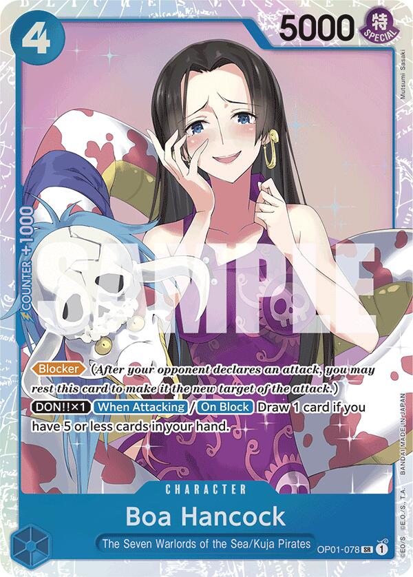 Boa Hancock (OP01-078) (Reprint) [Premium Booster -The Best-] | Good Games Cannington