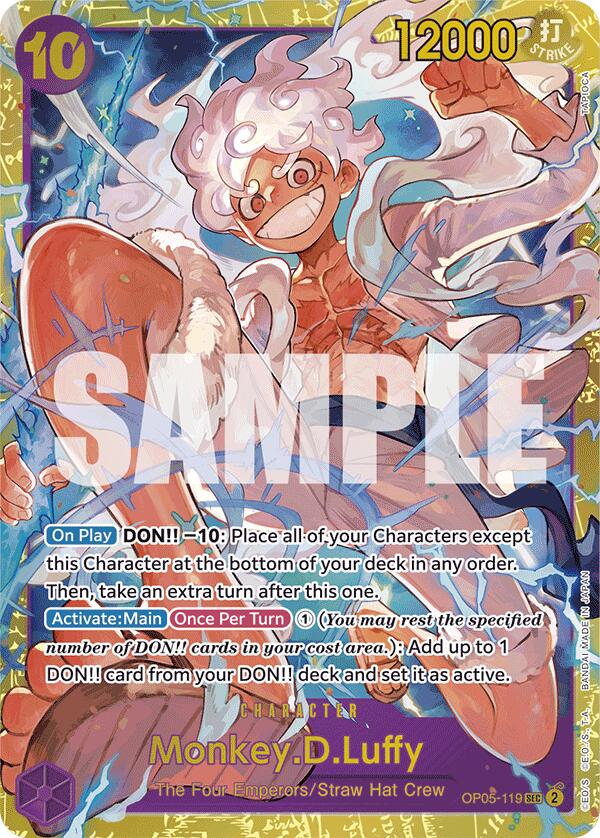 Monkey.D.Luffy (OP05-119) (Reprint) [Premium Booster -The Best-] | Good Games Cannington