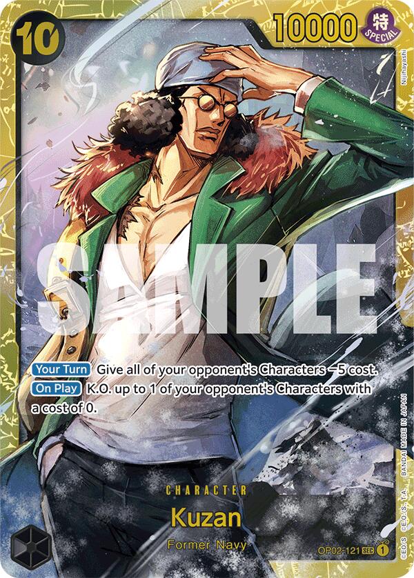 Kuzan (OP02-121) (Reprint) [Premium Booster -The Best-] | Good Games Cannington