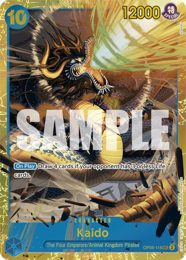 Kaido (OP05-118) (Reprint) [Premium Booster -The Best-] | Good Games Cannington