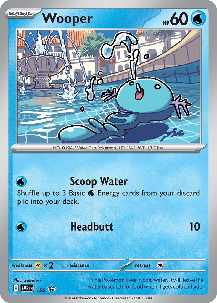 Wooper (155) [Scarlet & Violet: Black Star Promos] | Good Games Cannington