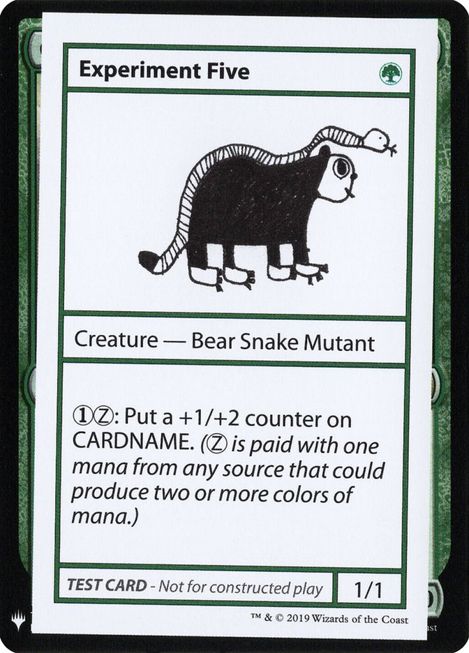 Experiment Five [Mystery Booster Playtest Cards] | Good Games Cannington