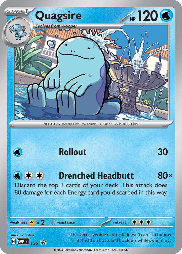 Quagsire (156) [Scarlet & Violet: Black Star Promos] | Good Games Cannington