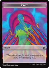 Copy // Human Double-Sided Token [Foundations Tokens] | Good Games Cannington