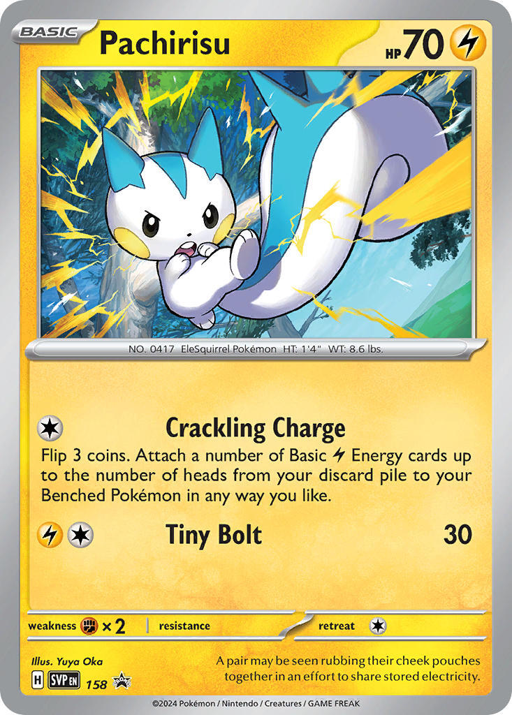 Pachirisu (158) [Scarlet & Violet: Black Star Promos] | Good Games Cannington