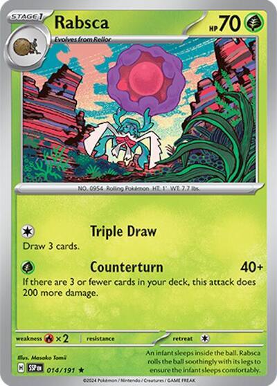 Rabsca (014/191) (Deck Exclusives) [Scarlet & Violet: Surging Sparks] | Good Games Cannington